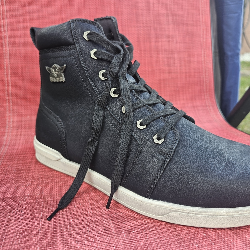 Men's Black High-Top Sneakers